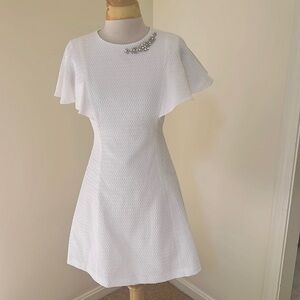 New! Ports SZ 6. Creamish white embellished Isabella dress.
